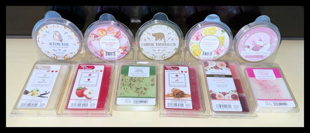 Variety Lot of Goose Creek Candle & Huntington Home Scented Soy Wax Melts 11 pcs